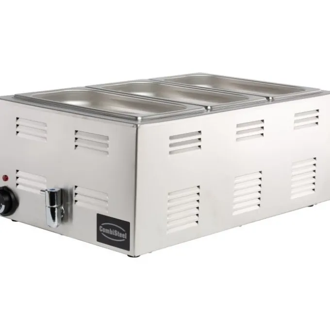 Bain marie electrique GN 1/1 avec robinet de vidange - Combisteel