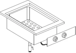 Bain-Marie Encastrable Electrique GN 1/1 - Série 600 - Combisteel