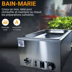 Bain Marie Inox GN1/1 pour Bac P-150mm - L2G