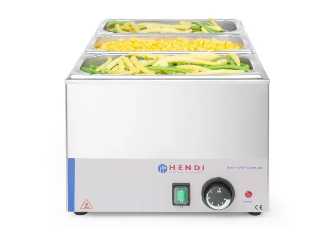 Bain-marie Kitchen Line 230V/1200W 340x540x(H)250 mm - Hendi