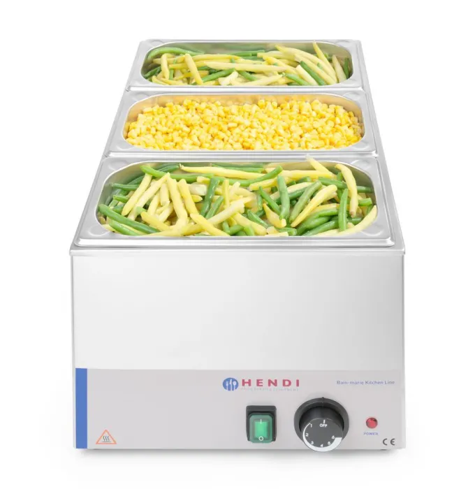 Bain-marie Kitchen Line 230V/1200W 340x540x(H)250 mm - Hendi
