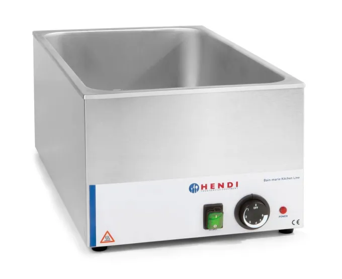 Bain-marie Kitchen Line 230V/1200W 340x540x(H)250 mm - Hendi