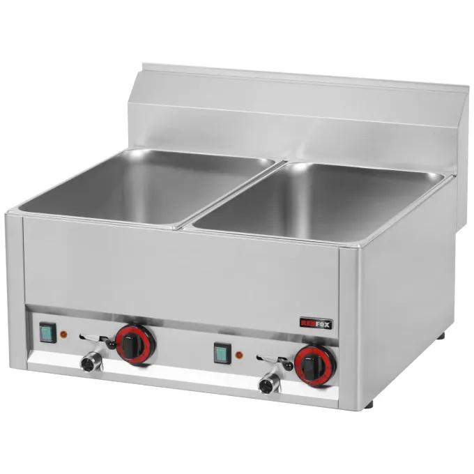 Bain marie électrique 2x GN 1/1 - 150 sans soubassement BM 60 EL - Redfox