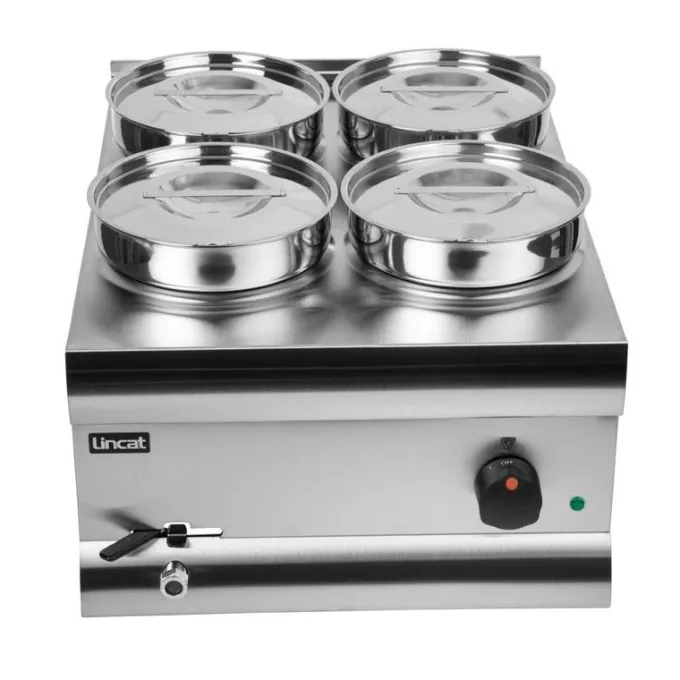 Bain-Marie 4 Pots Silverlink 600 BS4W - Lincat
