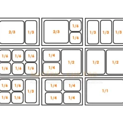 Bain Marie Professionnel 3 Bacs GN 1/3 - Bartscher
