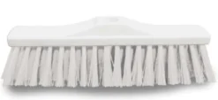 Balai Droit 37,5Cm Mi Dur Blanc - Guialto