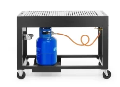 Barbecue à gaz Tampa Noir 10kW 1260x580x(H)900 mm - Hendi
