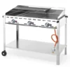 Barbecue Green Fire avec 3 brûleurs Profi Line 174kW - Hendi