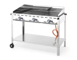 Barbecue Green Fire avec 3 brûleurs Profi Line 174kW - Hendi
