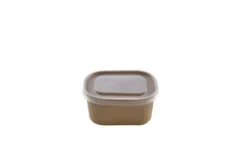 Barquette rectangulaire en carton kraft + couvercle en PP 250 ml - 500 unités - Betik