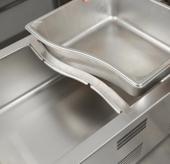 Barre Intermédiaire Courte pour Bac de Buffet GN - Pujadas