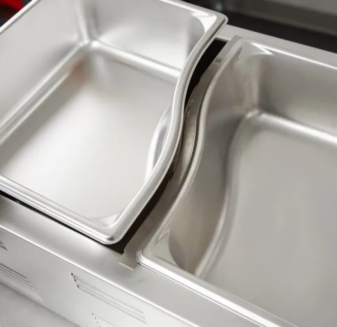 Barre Intermédiaire Courte pour Bac de Buffet GN - Pujadas