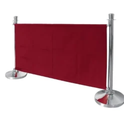 Barrière en toile rouge de 1,43 m - Bolero