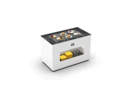 Base de Buffet Chaud Cuve en Verre - 1300x600 mm - SAYL