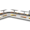 Base de Buffet Réfrigéré Cuve Froid - Froid Ventilé +2/+6ºC - L 875 mm - Sayl