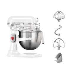 Batteur Professionnel Blanc 6.9 L - KitchenAid