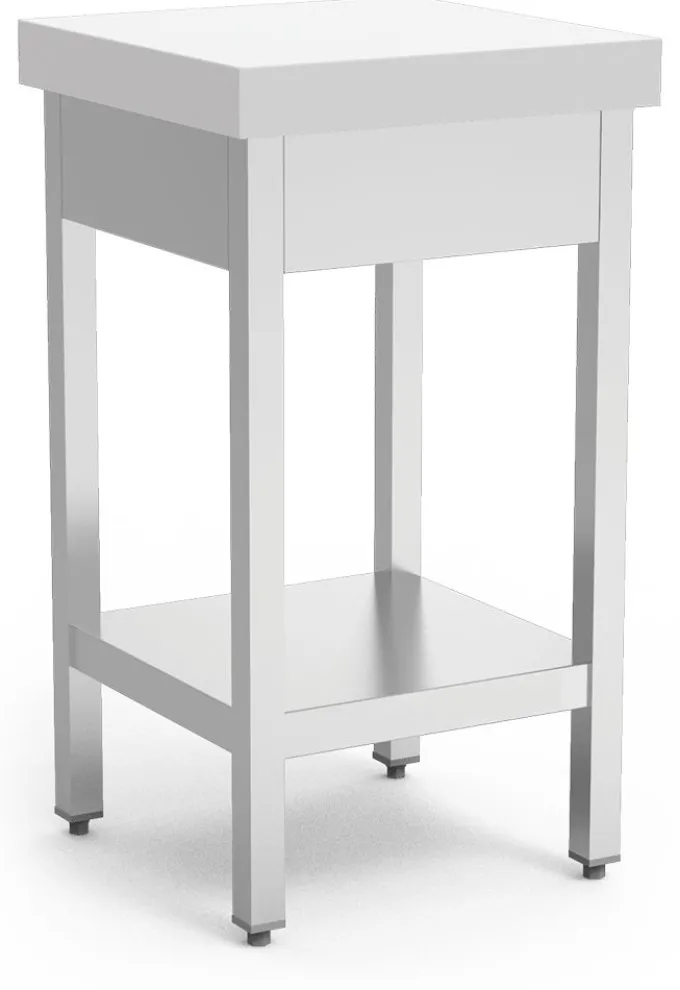 Billot de Boucher en Polyéthylène Bleu et Inox Modèle Advanced - Fricosmos