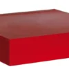 Billot Polyethylene Rouge 600 X 600 X 100 - MAP