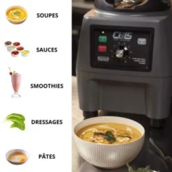 Blender de Cuisine - Vitesse Variable - 4L - Inox - Waring