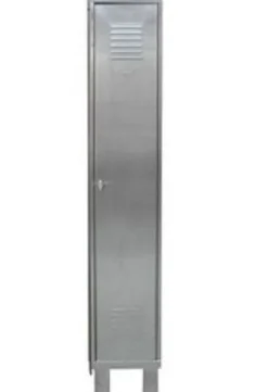 Bloc 1 Vestiaire Inox Industrie Propre sur Pieds - L 300 mm