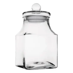 Bocal à Biscuits Carré en Verre 2,9 Litres - Olympia