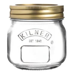 Bocal en verre pour conserves couvercle à vis - Kilner 250 ml
