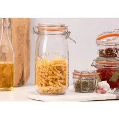 Bocal en Verre pour Conserves avec Clip - 1.5L - Kilner