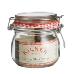 Bocal en verre pour conserves avec clip - Kilner 0,5 L