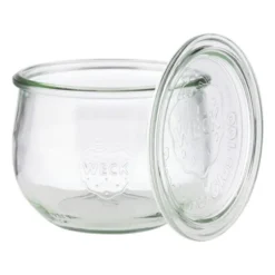 Bocaux en Verre Tulipe avec Couvercle Weck 580 mL - Lot de 6 - APS