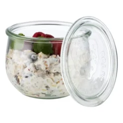 Bocaux en Verre Tulipe avec Couvercle Weck 580 mL - Lot de 6 - APS