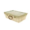 Boite bambou naturel avec plexi Sierra - Lot de 40 - Créapak