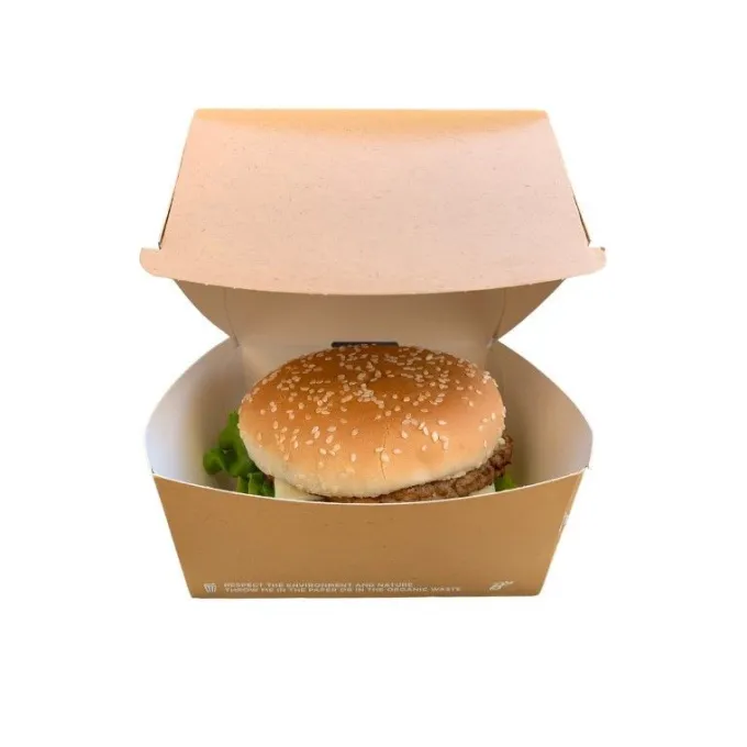 Boite Bio à Hamburger - Lot de 50 - SDG