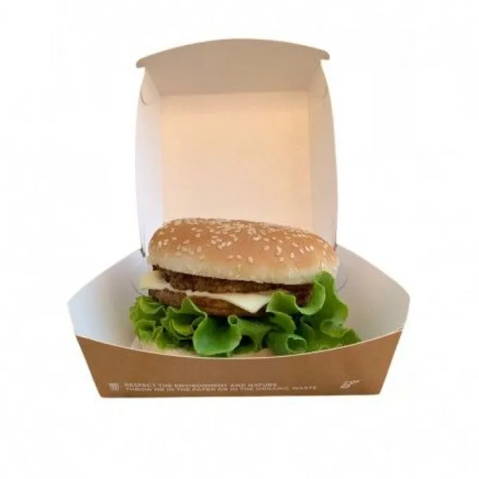 Boite Bio à Hamburger 12x12cm - Lot de 800 - SDG