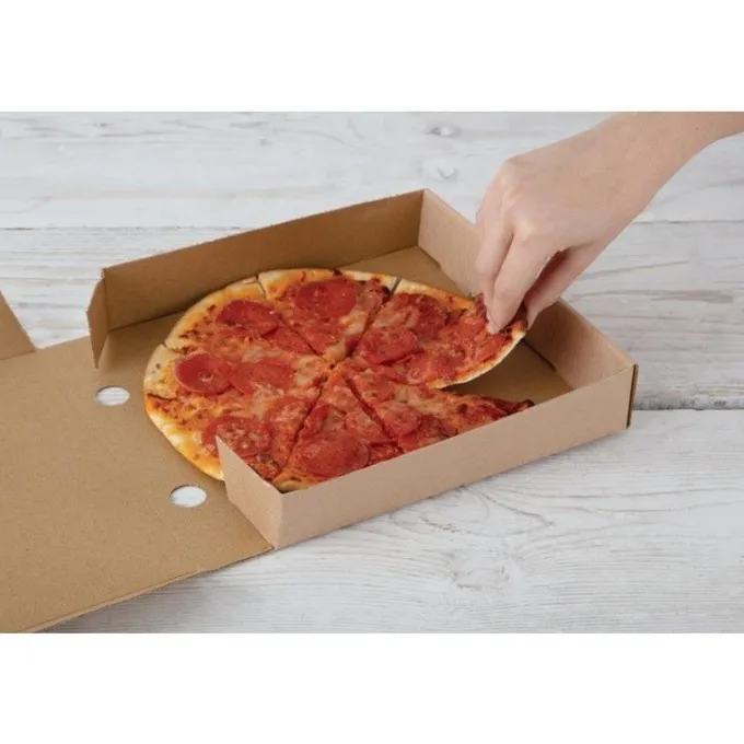 Boite à Pizza Carton Kraft 230 mm Lot de 100