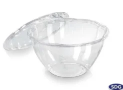 Bol Boule Transparent en PLA 950 ml - Lot de 50 - SDG