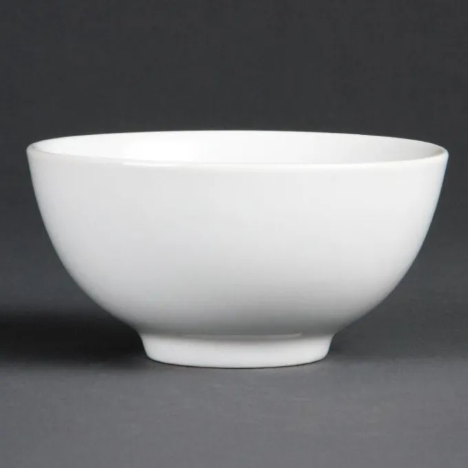 Bols à riz blancs 13 cm Olympia - Boite de 12