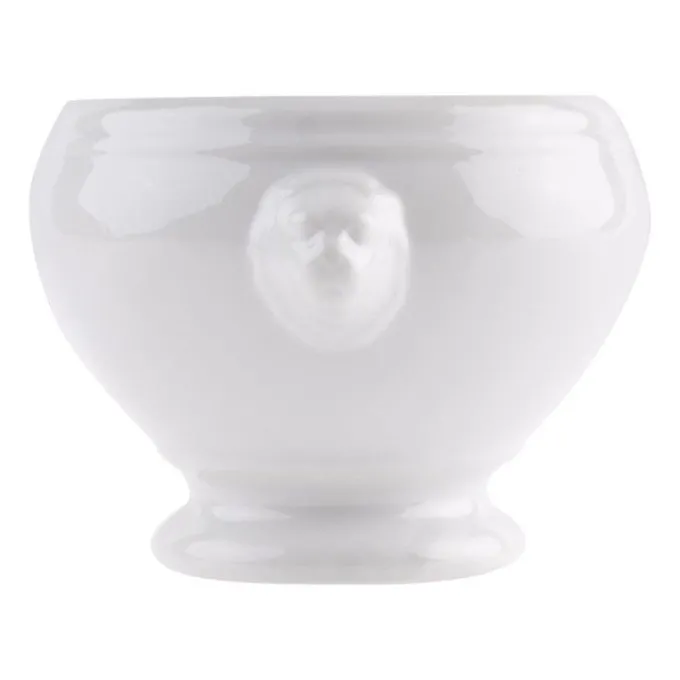 Bols à soupe tête de lion blancs 105mm Olympia - Boite de 6