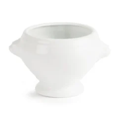 Bols à soupe tête de lion blancs 105mm Olympia - Boite de 6