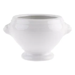 Bols à soupe tête de lion blancs 105mm Olympia - Boite de 6