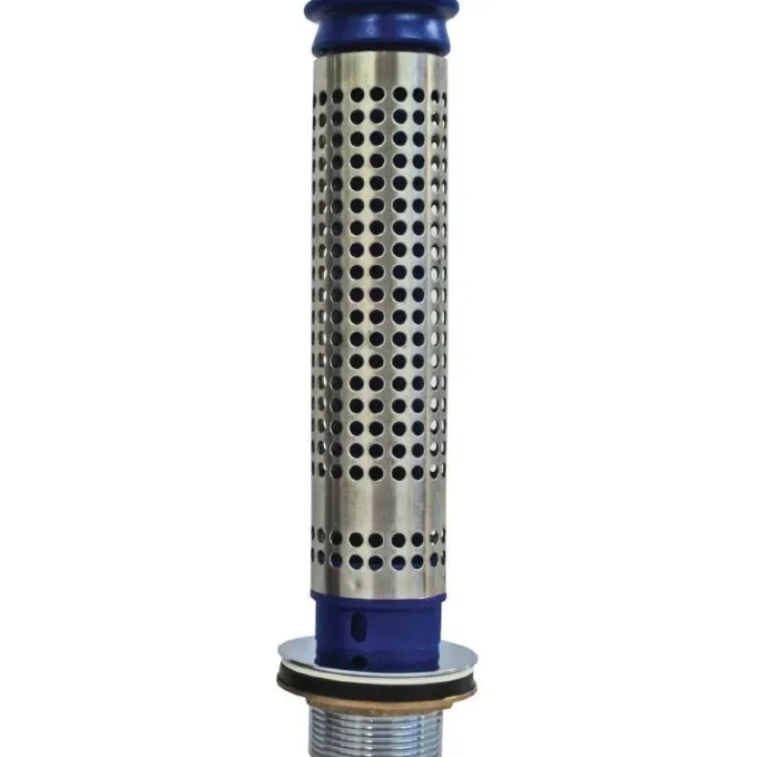 Bonde 70mm et tube de surverse avec filtre pour plonge prof 250mm