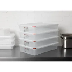 Boîte alimentaire avec couvercle GN 1 /1 - Araven 13,7 L - Lot de 4