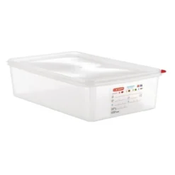 Boîte alimentaire avec couvercle GN 1 /1 - Araven 13,7 L - Lot de 4