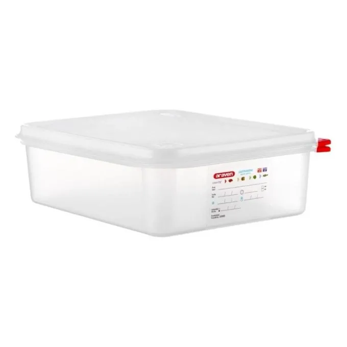 Boîte alimentaire 6,5 L - Araven GN 1/2 - Lot de 4