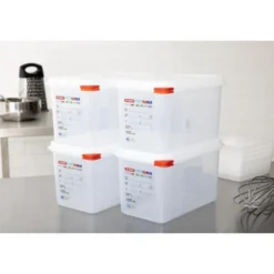 Boîte alimentaire 4,3 L - Araven GN 1/4 - Lot de 4