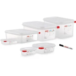 Boîte Alimentaire 6 L GN 1/3 - Carton de 4 - Araven