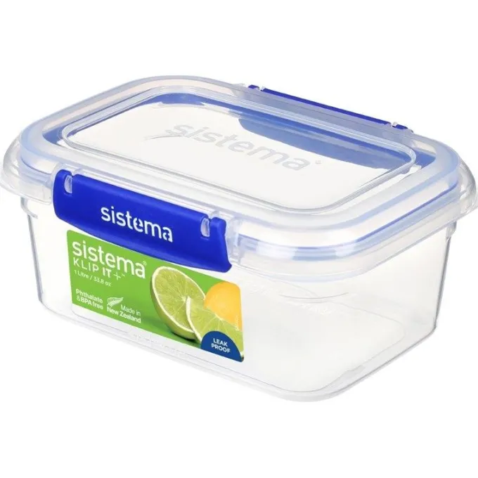 Boîte Alimentaire Rectangulaire Sistema Klip IT Plus 1 Litre - Sistema