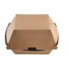 Boîte burger en carton à micro-cannelure 13,5 x 12,5 x 8,5 cm - 300 unités - Betik