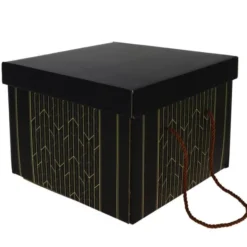 Boîte Carrée Pliante Allure 27X27 Lot de 20 - Créapak