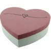 Boîte Carton Coeur Jeu de 2 Lot de 12 - Créapak