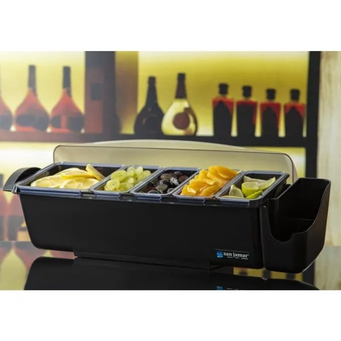 Boîte 5 compartiments avec dôme 4,4 L - San Jamar